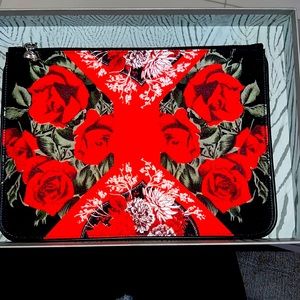 Alexander McQueen scarf print pouch